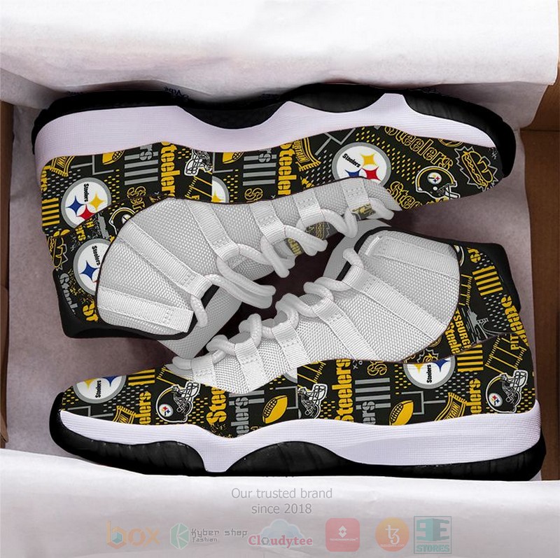NFL_Pittsburgh_Steelers_Air_Jordan_11_Shoes_1