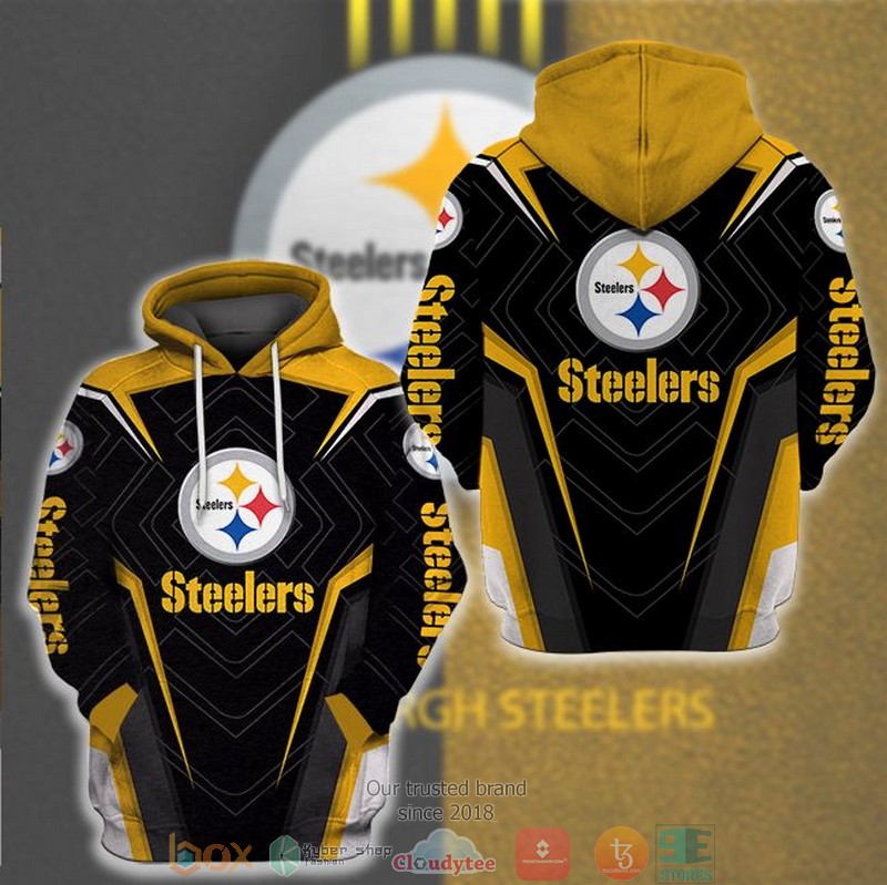 NFL_Pittsburgh_Steelers_Black_Yellow_3d_hoodie