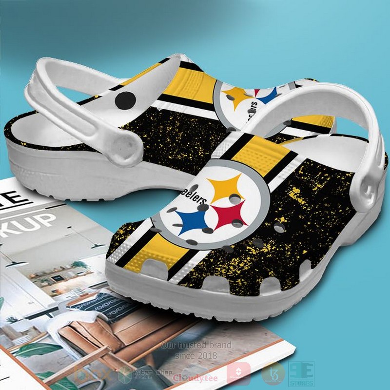NFL_Pittsburgh_Steelers_Custom_Name_Crocband_Crocs_Clog_Shoes_1