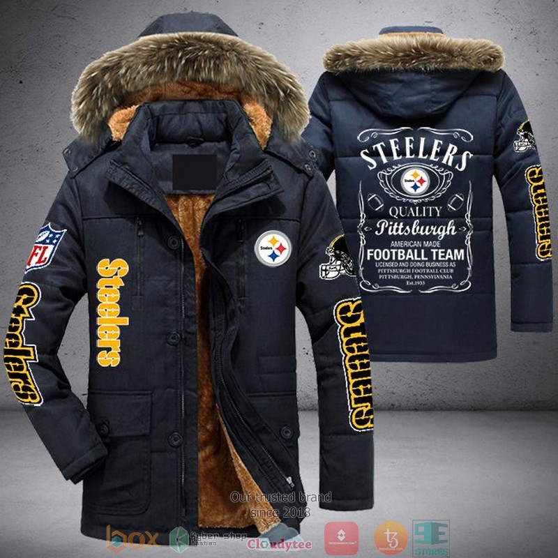 NFL_Pittsburgh_Steelers_Football_team_Parka_jacket_1
