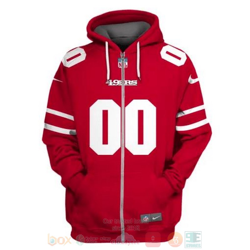 NFL_San_Francisco_49ers_Personalized_3D_Hoodie