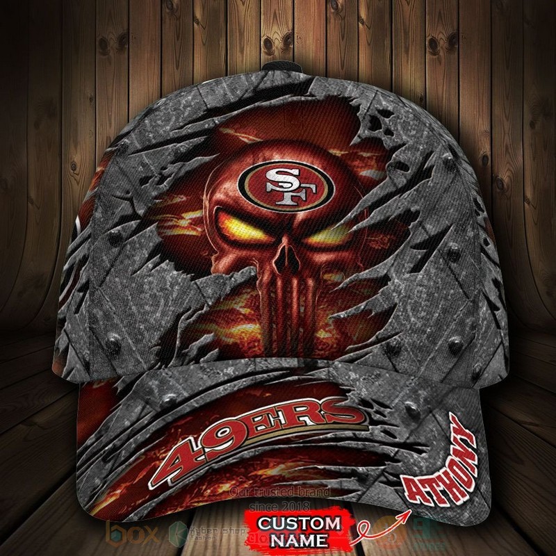 NFL_San_Francisco_49ers_Skull_Custom_Name_Cap