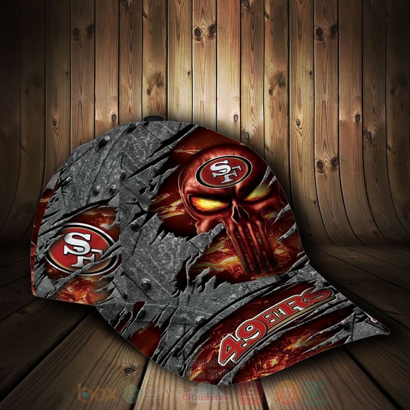 NFL_San_Francisco_49ers_Skull_Custom_Name_Cap_1