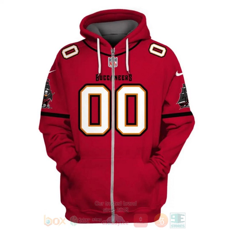 NFL_Tampa_Bay_Buccaneers_Personalized_Red_3D_Hoodie_Shirt