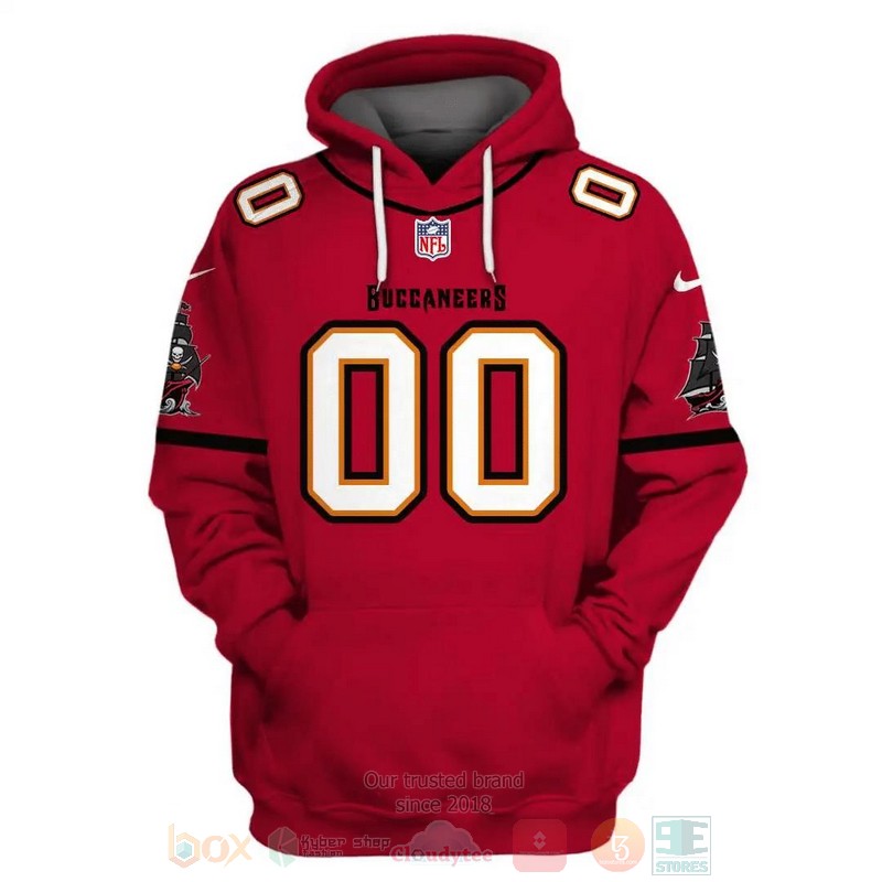 NFL_Tampa_Bay_Buccaneers_Personalized_Red_3D_Hoodie_Shirt_1