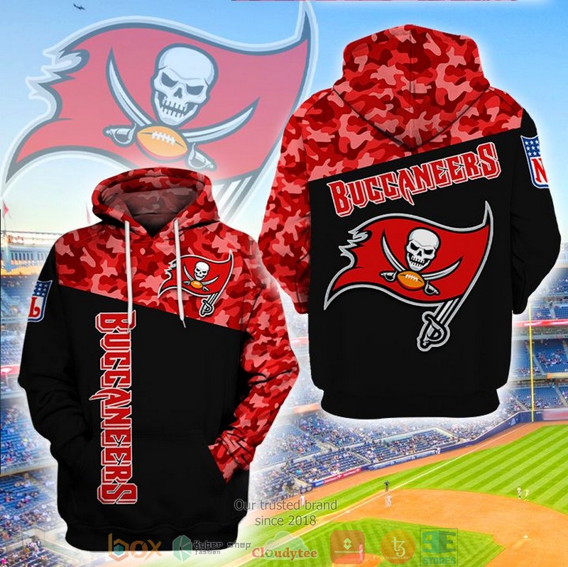 NFL_Tampa_Bay_Buccaneers_Red_Camo_3d_hoodie