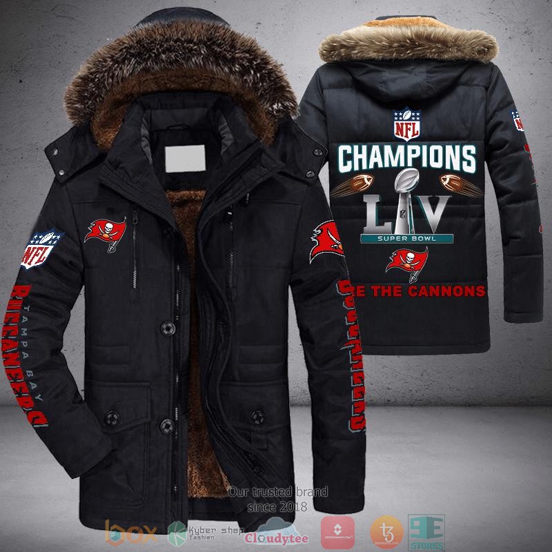 NFL_Tampa_Bay_Buccaneers_logo_Fire_The_Cannons_3D_Parka_Jacket