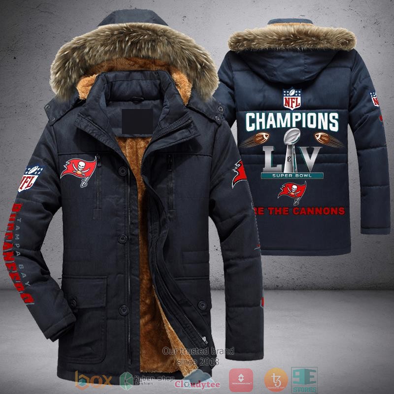 NFL_Tampa_Bay_Buccaneers_logo_Fire_The_Cannons_3D_Parka_Jacket_1