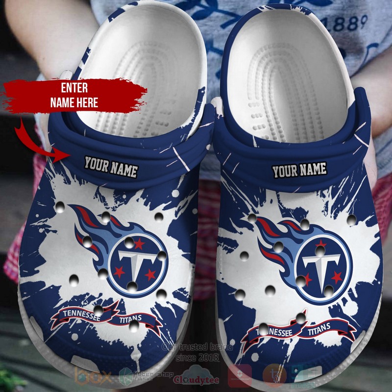 NFL_Tennessee_Titans_Custom_Name_Crocband_Crocs_Clog_Shoes