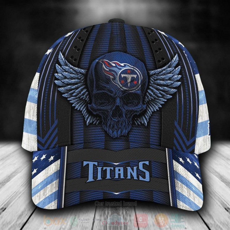 NFL_Tennessee_Titans_Skull_Custom_Name_Blue_Cap