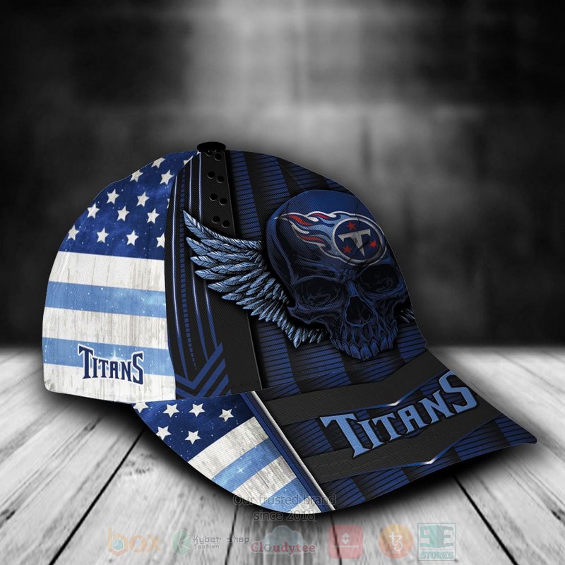 NFL_Tennessee_Titans_Skull_Custom_Name_Blue_Cap_1