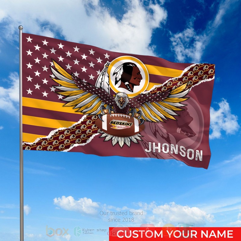NFL_Washington_Redskins_Custom_Name_Flag_1