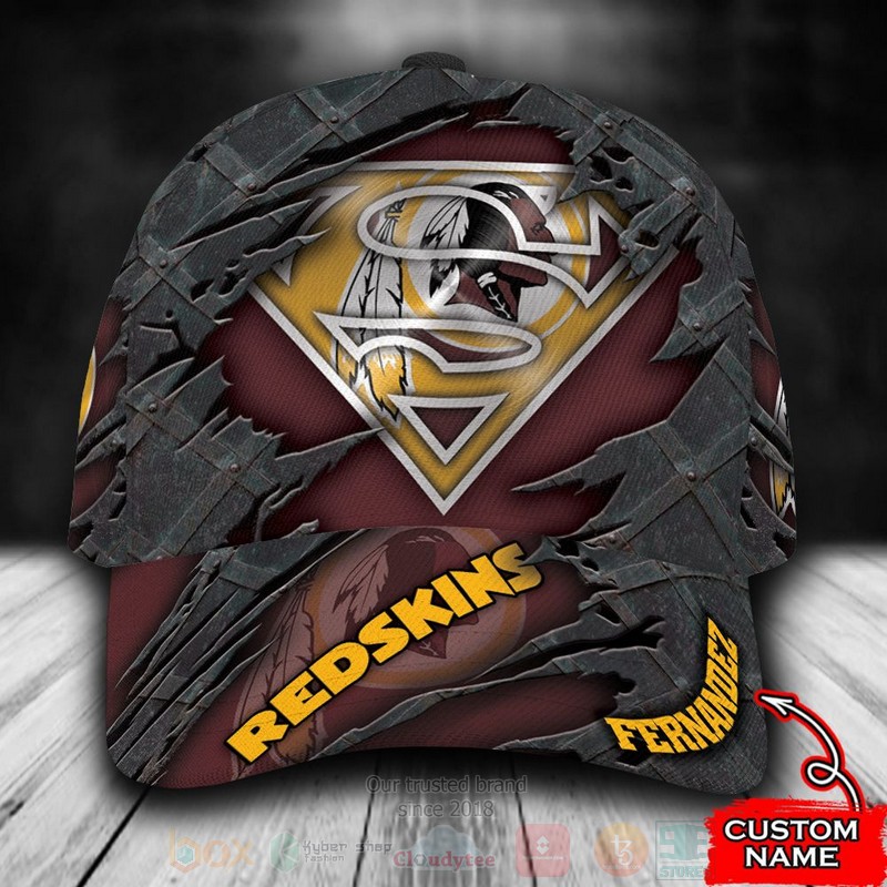 NFL_Washington_Redskins_Superman_Custom_Name_Cap