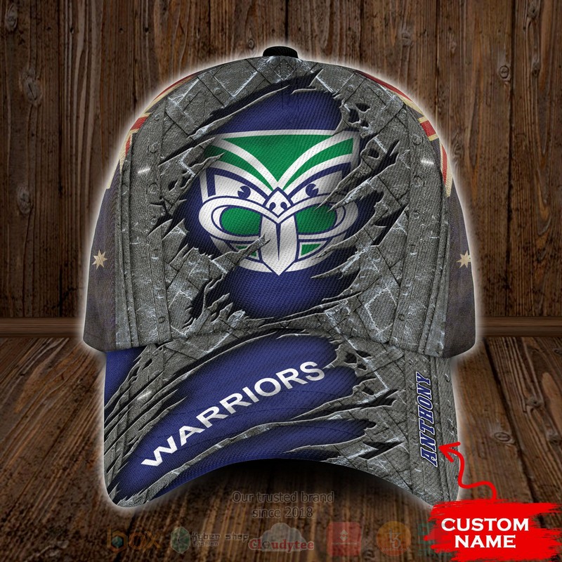 NRL_New_Zealand_Warriors_Custom_Name_Cap