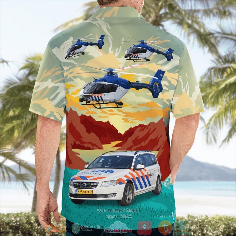 National_Police_Corps_Netherlands_Traffic_Unit_And_Eurocopter_EC_135P2_Hawaii_3D_Shirt_1