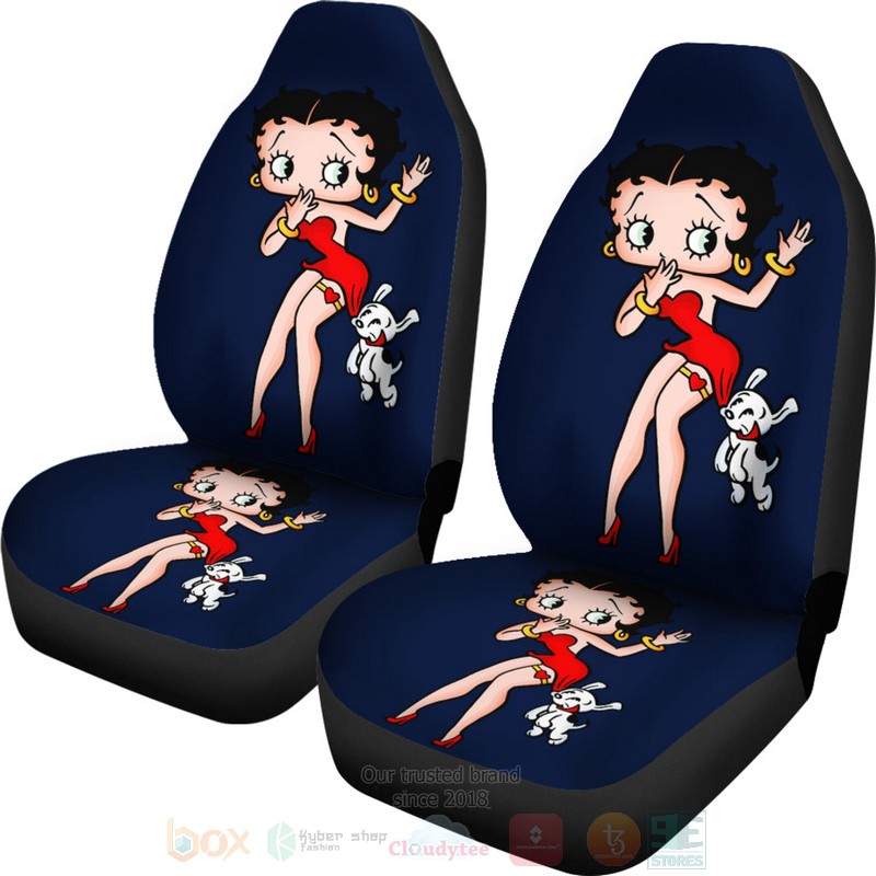 Navy_Betty_Boop_Car_Seat_Cover_1