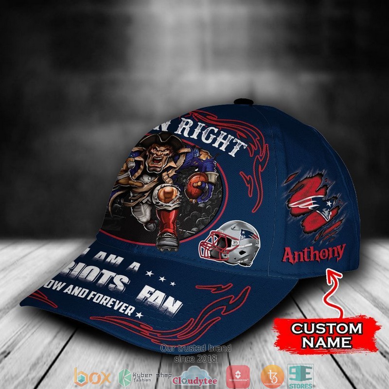 New_England_Patriots_Mascot_NFL_Custom_Name_Cap_1