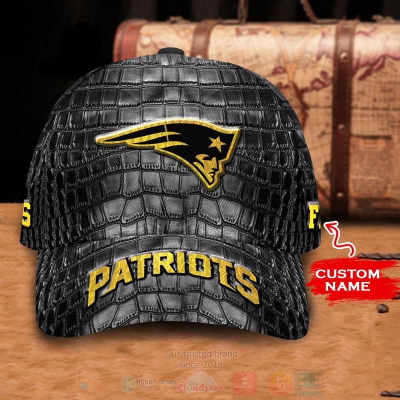 New_England_Patriots_Printed_NFL_Custom_Name_Cap
