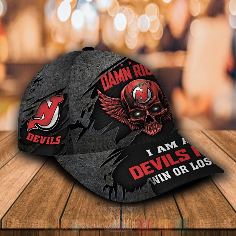 New_Jersey_Devils_Skull_NHL_Custom_Name_Cap_1