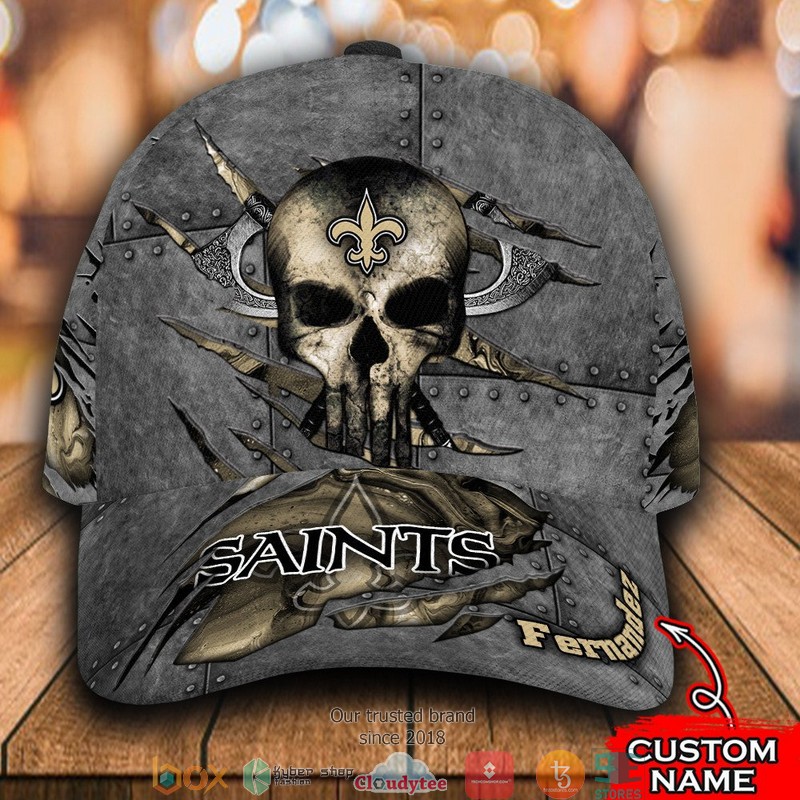 New_Orleans_Saints_Skull_NFL_Custom_Name_Cap
