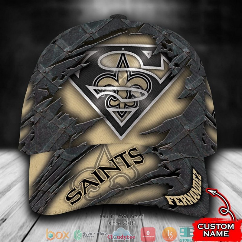New_Orleans_Saints_Superman_NFL_Custom_Name_Cap