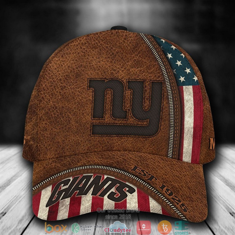 New_York_Giants_Luxury_NFL_US_flag_Custom_Name_Cap_1
