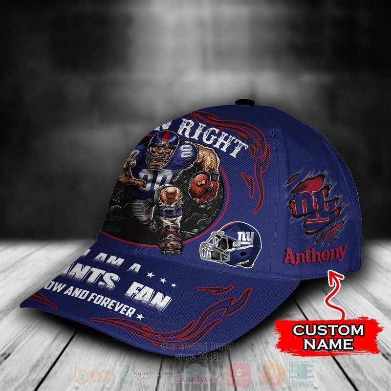 New_York_Giants_Mascot_NFL_Custom_Name_Navy_Cap_1