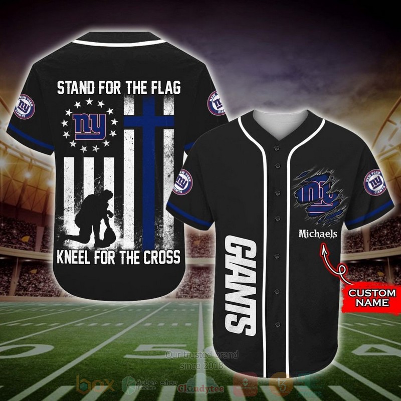 New_York_Giants_NFL_Custom_Name_Baseball_Jersey