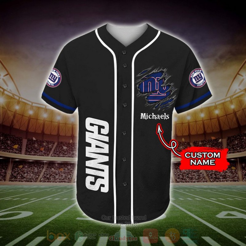 New_York_Giants_NFL_Custom_Name_Baseball_Jersey_1