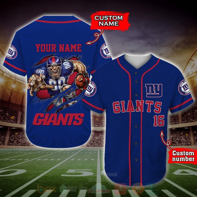 New_York_Giants_NFL_Personalized_Baseball_Jersey