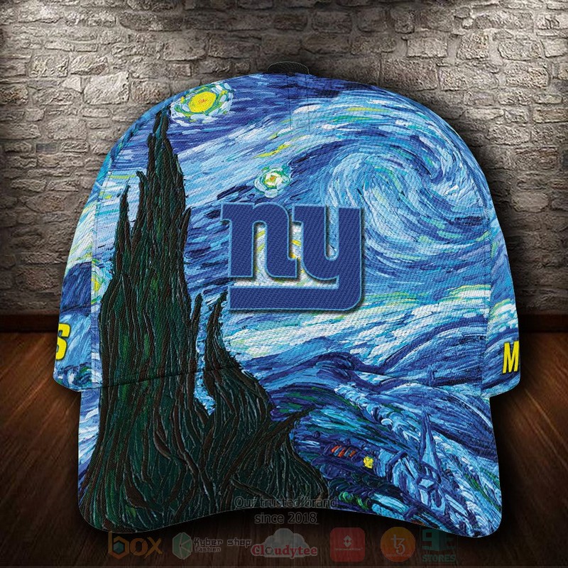New_York_Giants_Van_Gogh_NFL_Custom_Name_Cap
