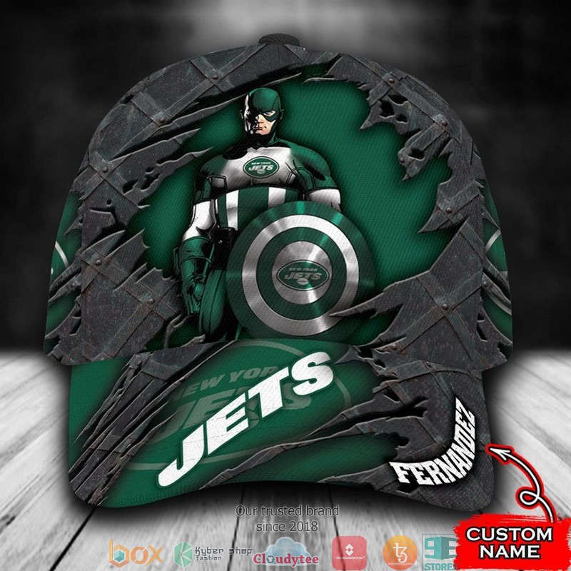 New_York_Jets_Captain_America_NFL_Custom_Name_Cap