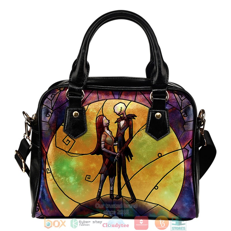 Nightmare_Before_Christmas_Jack_And_Sally_Stained_Glass_Leather_Handbag