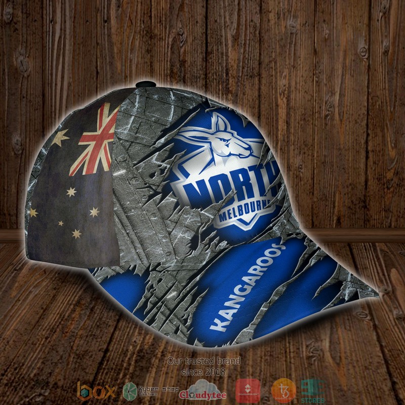 North_Melbourne_Kangaroos_AFL_Custom_Name_Cap_1