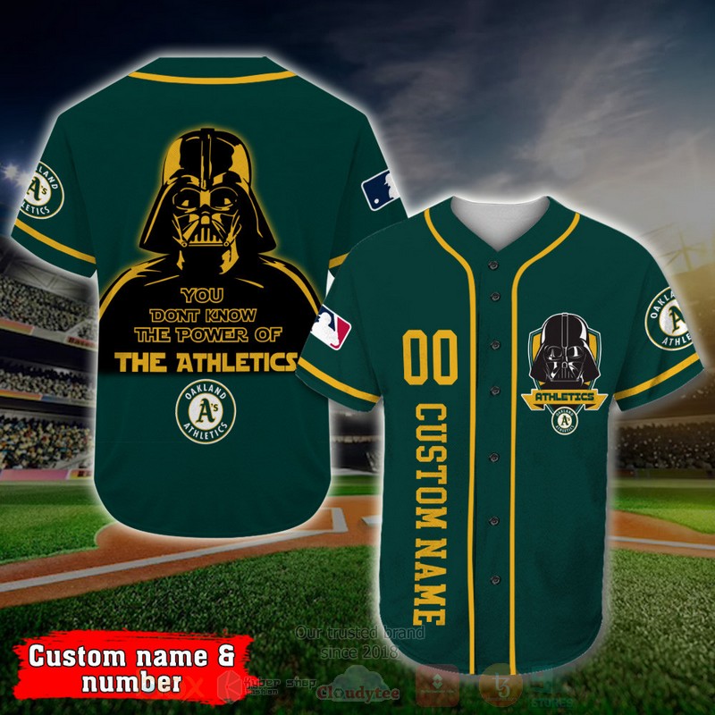 Oakland_Athletics_Darth_Vader_MLB_Personalized_Baseball_Jersey