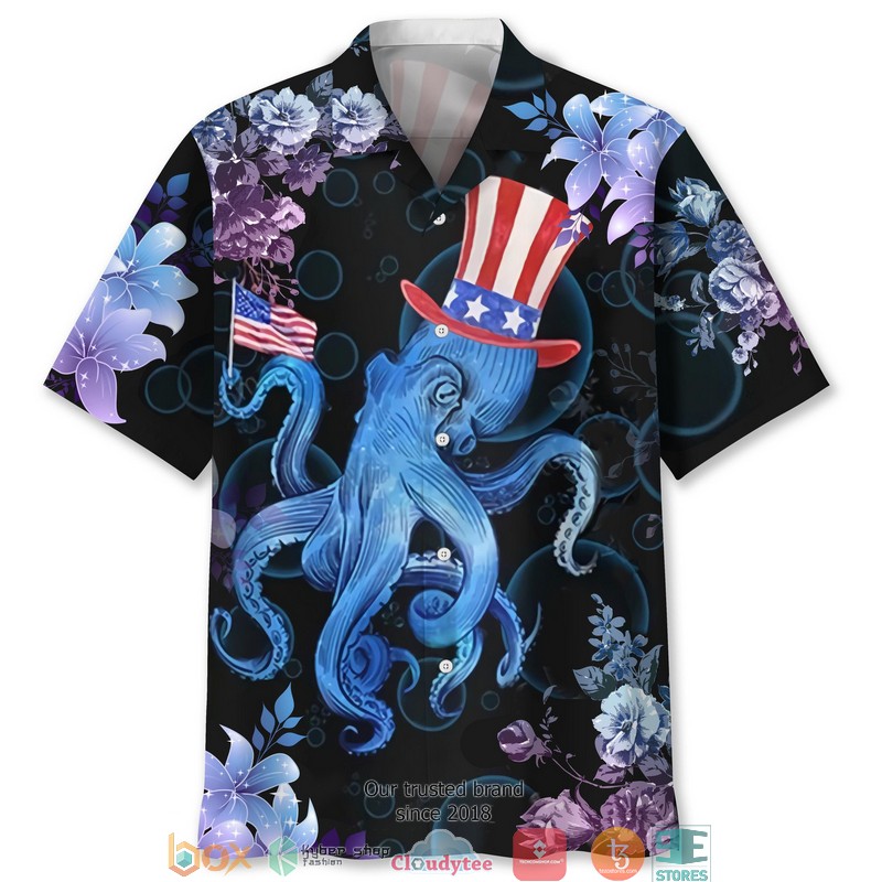 Octopus_Usa_Nature_Hawaiian_Shirt