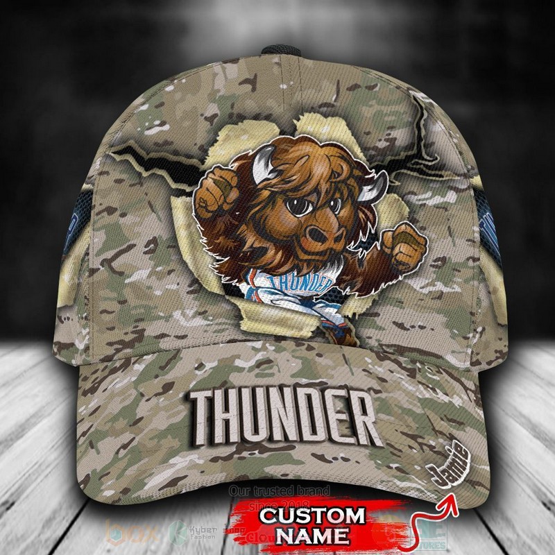 Oklahoma_City_Thunder_Camo_Mascot_NBA_Custom_Name_Cap
