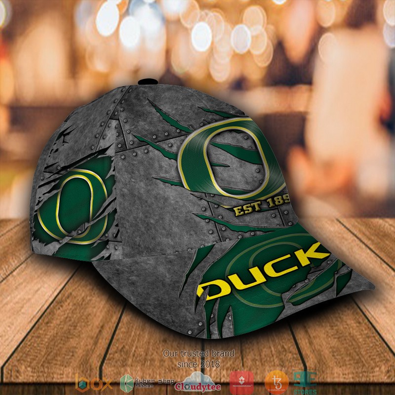 Oregon_Ducks_Luxury_NCAA1_Grey_Custom_Name_Cap_1