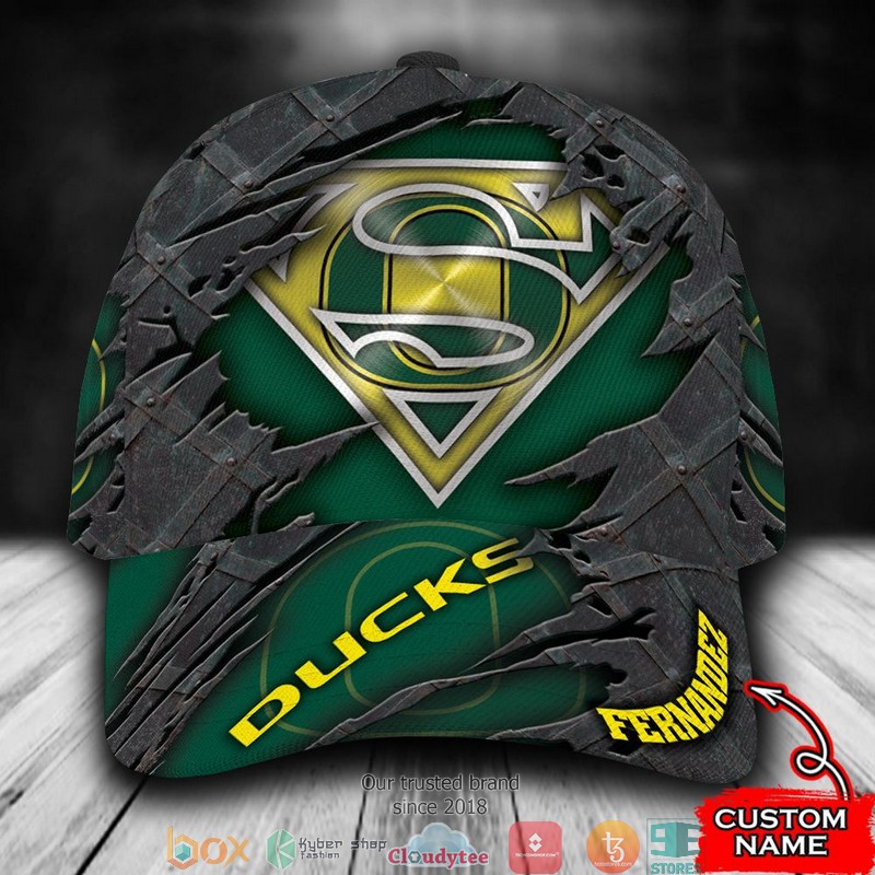 Oregon_Ducks_Superman_NCAA1_Custom_Name_Cap