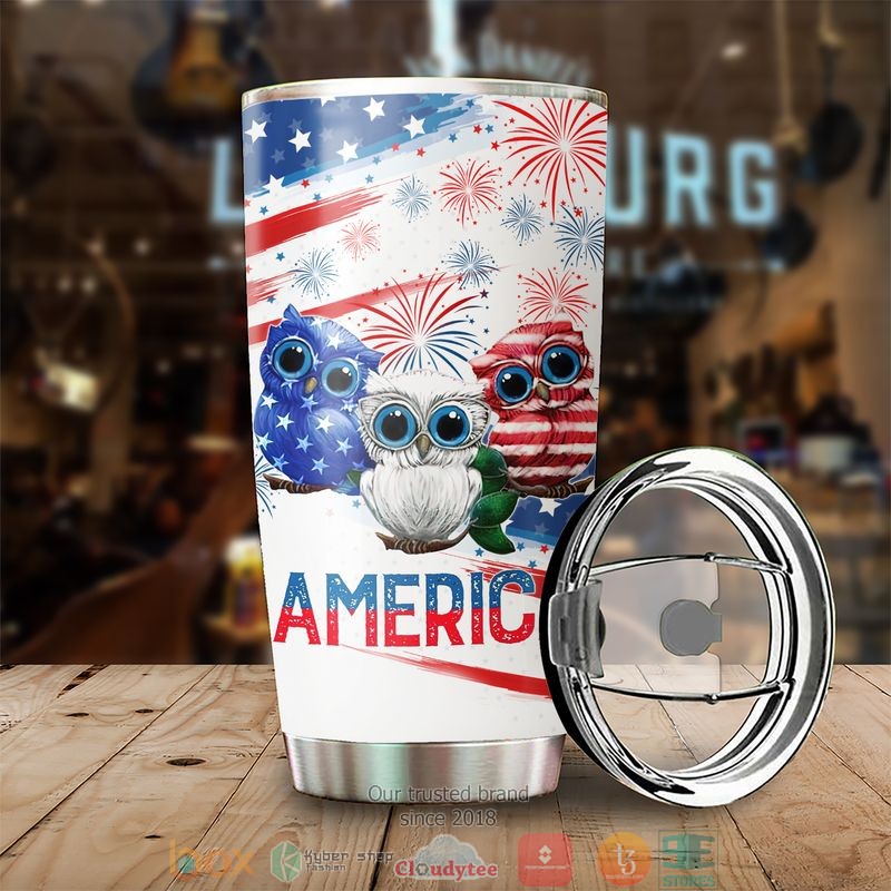 Owl_America_Indepence_day_Tumbler_1