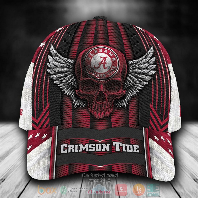 Personalized_Alabama_Crimson_Tide_Skull_NCAA_Custom_name_Cap