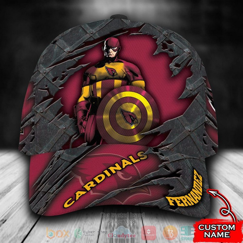 Personalized_Arizona_Cardinals_Captain_America_NFL_Custom_name_Cap