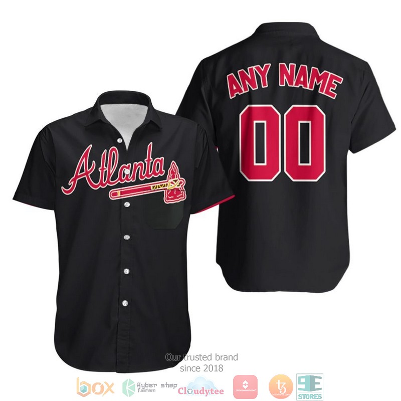 Personalized_Atlanta_Braves_Majestic_2019_Alternate_Black_Team_Jersey_Inspired_Style_Hawaiian_Shirt