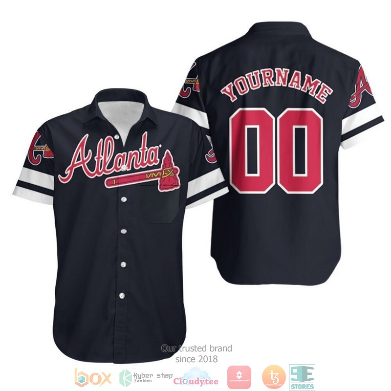 Personalized_Atlanta_Braves_Majestic_2019_Alternate_Navy_Black_Jersey_Inspired_Hawaiian_Shirt