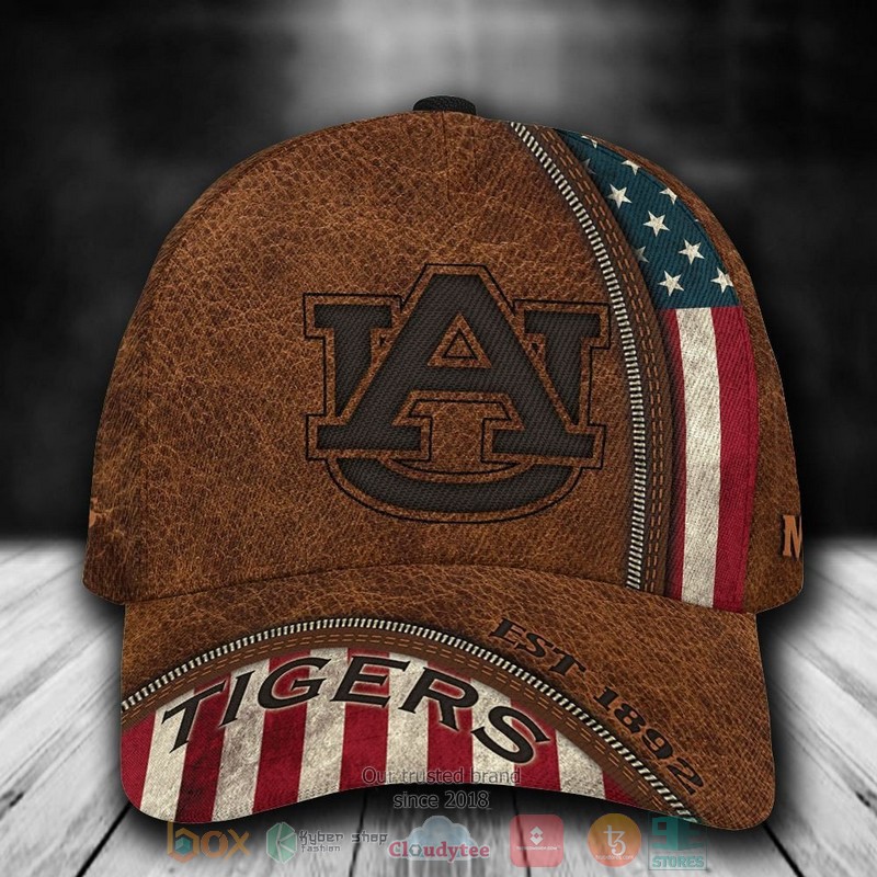 Personalized_Auburn_Tigers_NCAA_Custom_brown_Cap