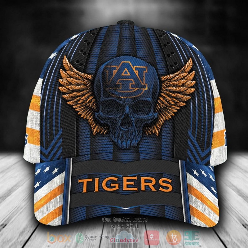 Personalized_Auburn_Tigers_Skull_Wing_NCAA_Custom_name_Cap