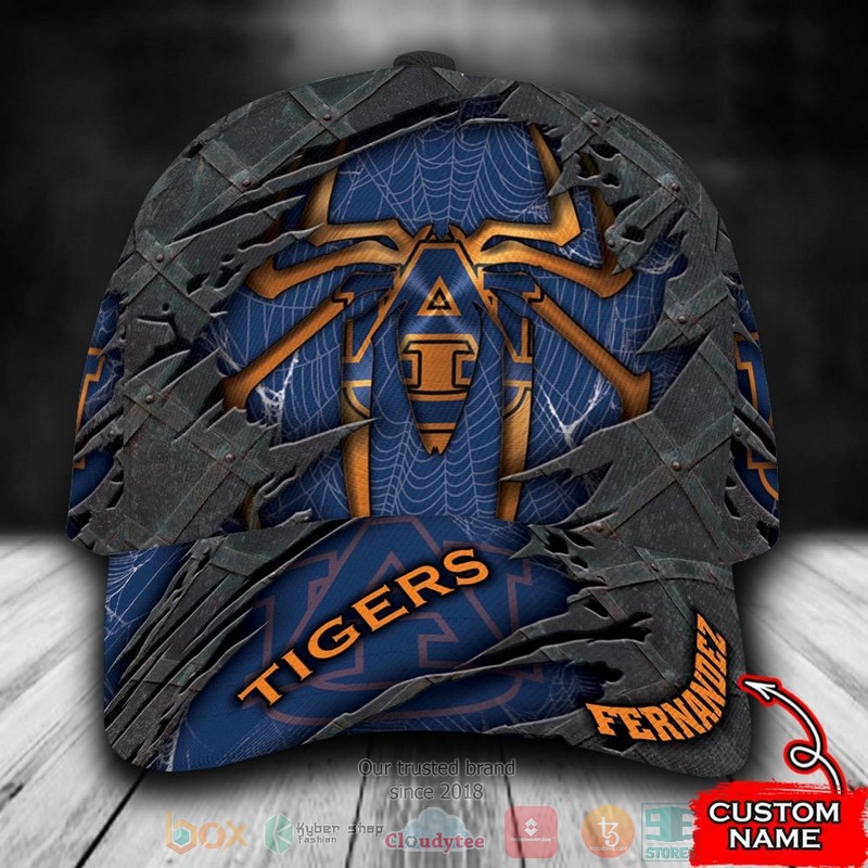 Personalized_Auburn_Tigers_Spiderman_NCAA_Custom_name_Cap