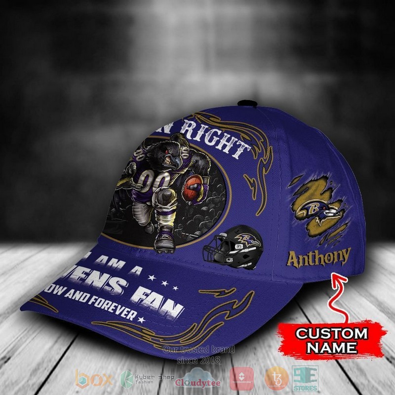 Personalized_Baltimore_Ravens_Mascot_NFL_Custom_name_Cap_1