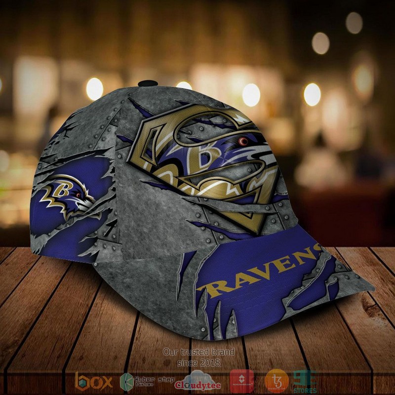 Personalized_Baltimore_Ravens_NFL_Superman_Custom_name_Cap_1