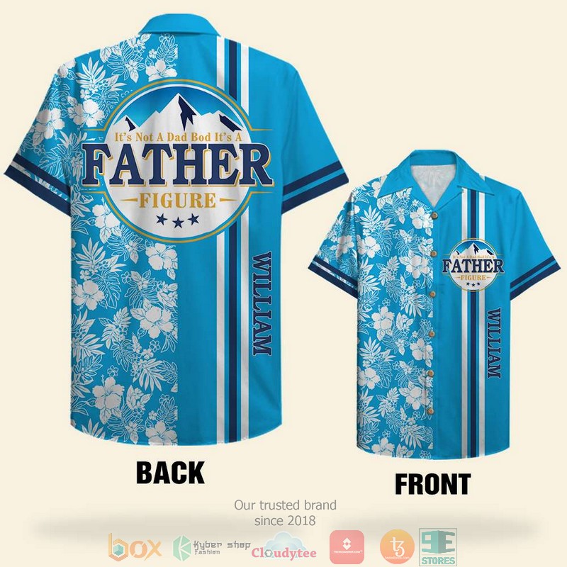 Personalized_Beer_Dad_s_Not_A_Dad_Bod_Its_A_Father_Figure_Floral_Pattern_Hawaiian_Shirt